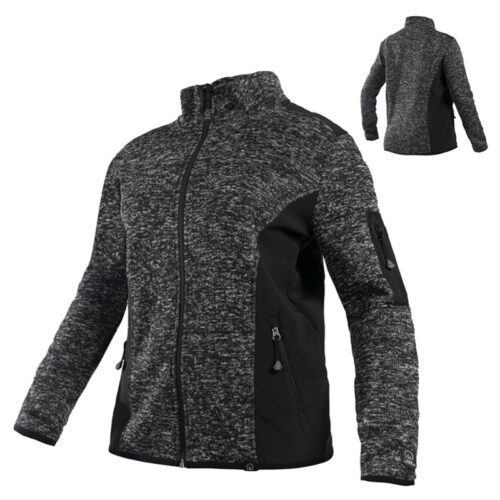 Chaqueta KNIT FLEECE MELANGE Mujer