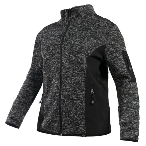 Chaqueta KNIT FLEECE MELANGE Mujer