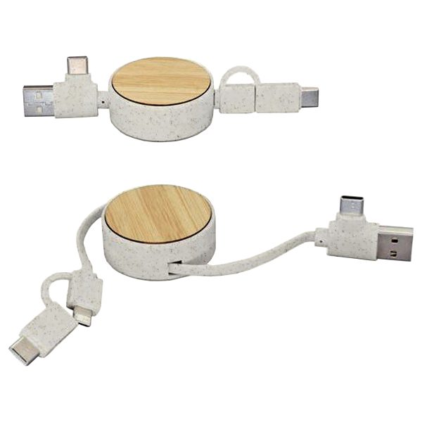 Cable Conector Multicargador Bamboo