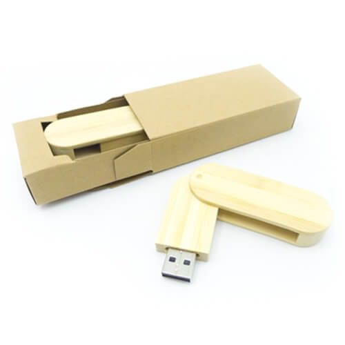 Pendrive Giratorio Bamboo