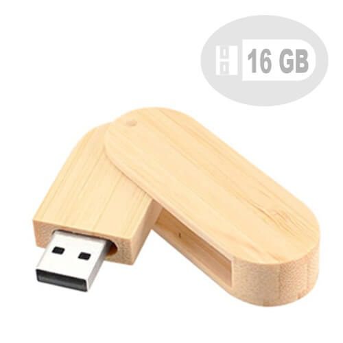 Pendrive Giratorio Bamboo