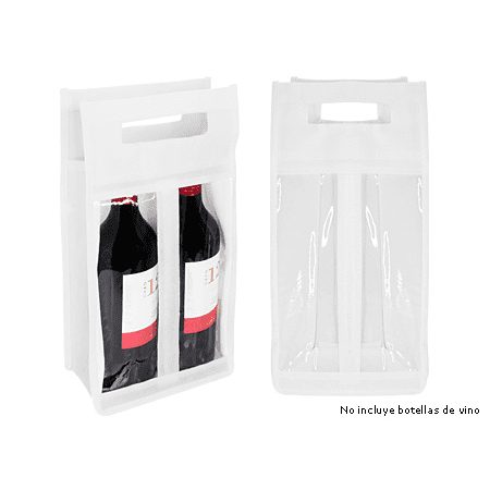 Bolsa Ecológica ´´Winw´´ para 2 botellas de vino 17x36x10