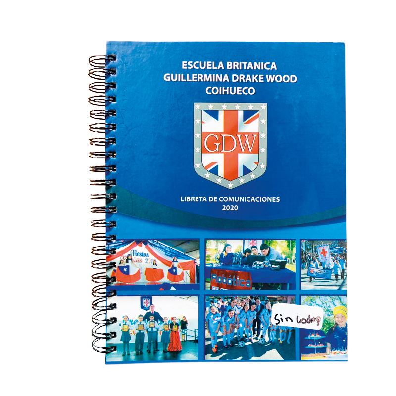 Cuaderno tapa dura 100 hojas