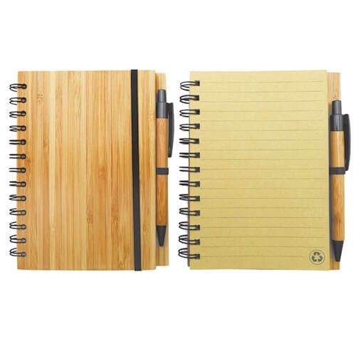 Cuaderno de Bamboo con bolígrafo