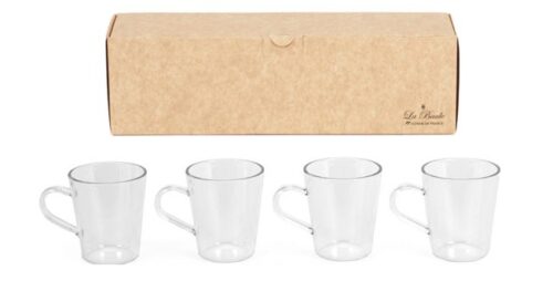 SET 4 TAZAS DE CAFÉ