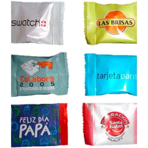 Caramelos publicitarios en sachet