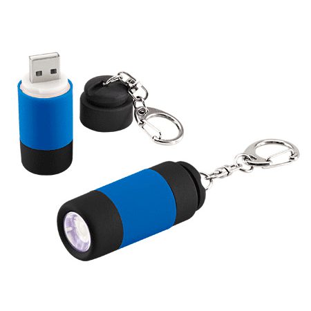 Llavero-Linterna LED Cargador USB