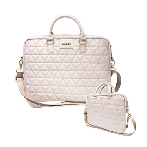 Bolso GUESS PINK 15” QUILTED PINK