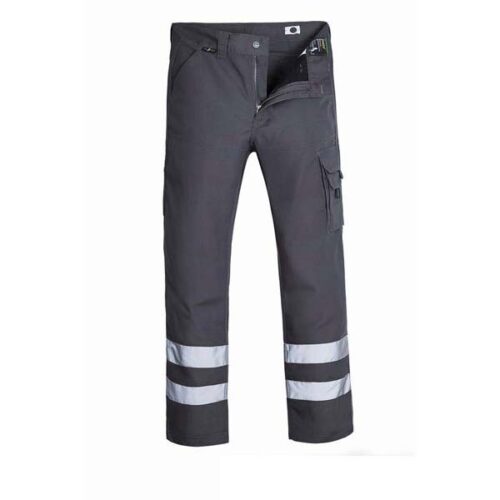 Pantalón Cargo Trabajo Canvas Cinta Reflectiva Hombre