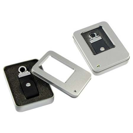 TEC99 Llavero USB Pendrive 4GB Simil Cuero