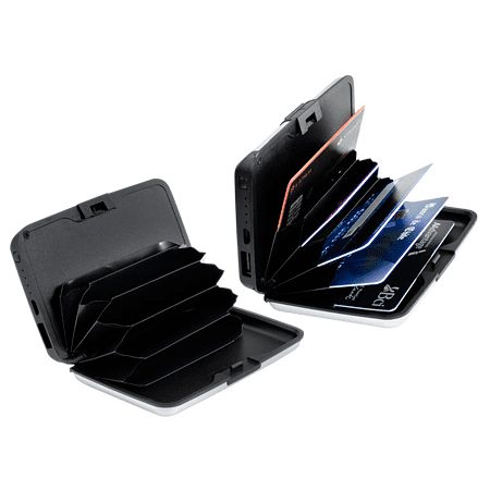 Porta-Tarjetas Anti-Clonación RFID con Power Bank
