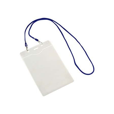 Porta-Credencial Grande de PVC Clear