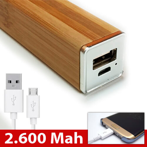 Power Bank Bamboo