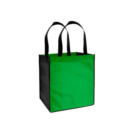 Bolsa Ecológica Bicolor modelo ´´Super´´, en Tela TNT 33x38x25