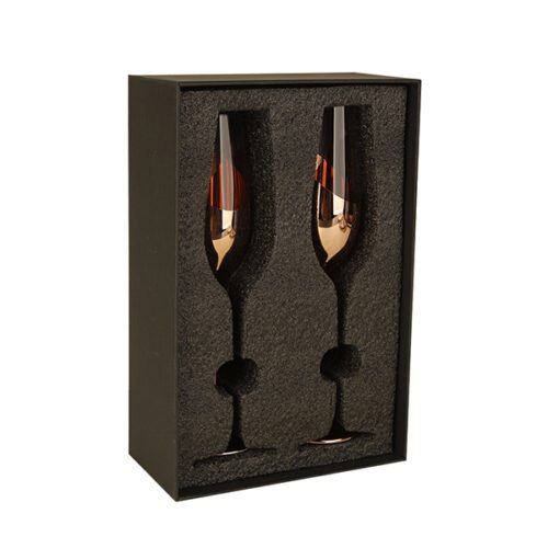 Set de 2 Copas Champagne Encobrizadas