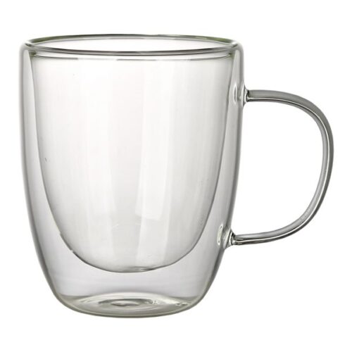 Set de 2 vasos de vidrio doble pared