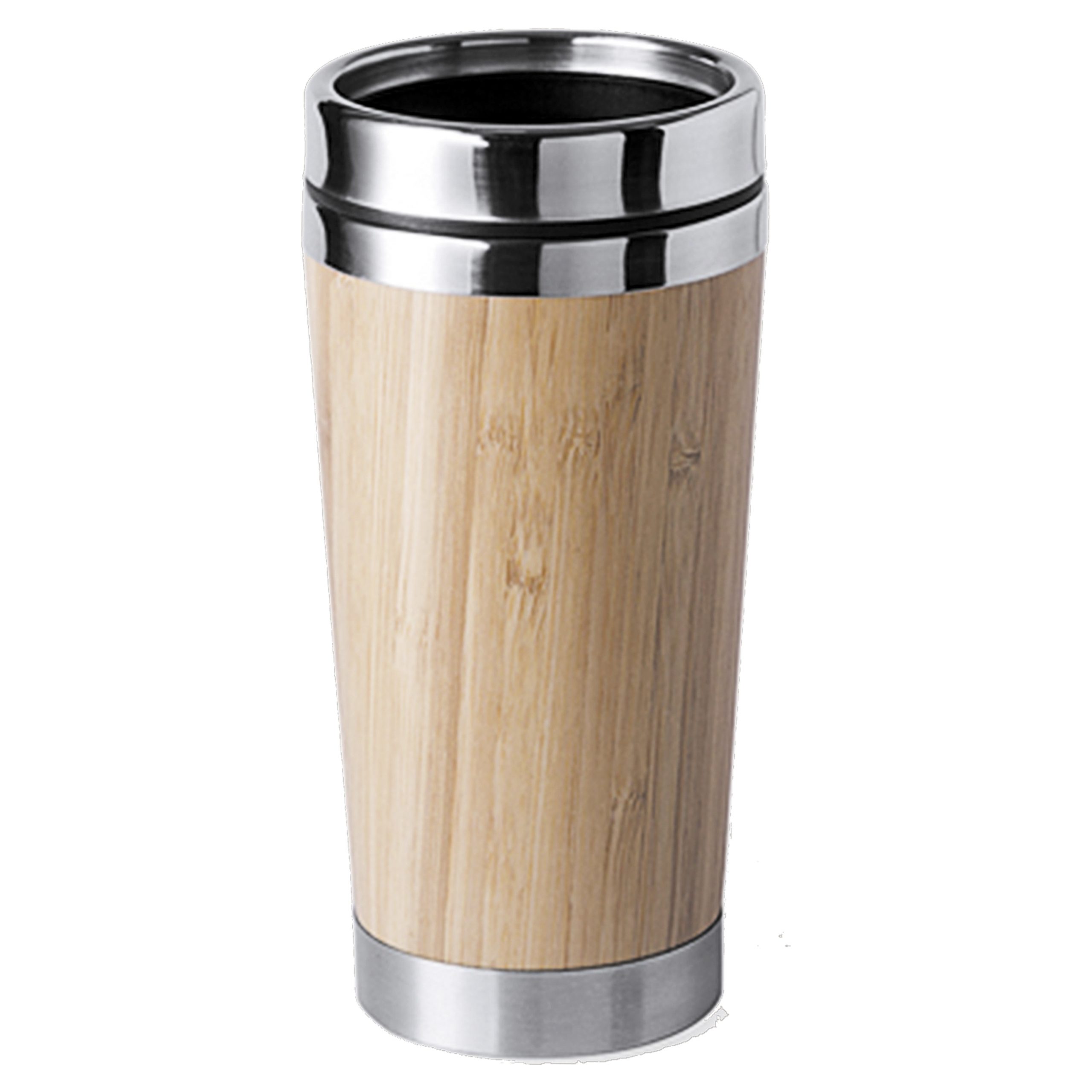 Mug Térmico Bamboo Acero Inoxidable