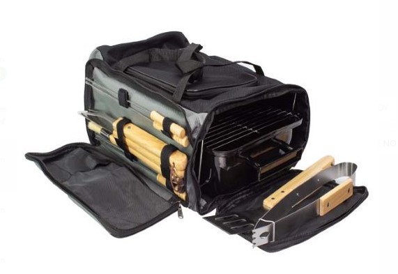 Set Bolso - Cooler - Parrilla - Herramientas