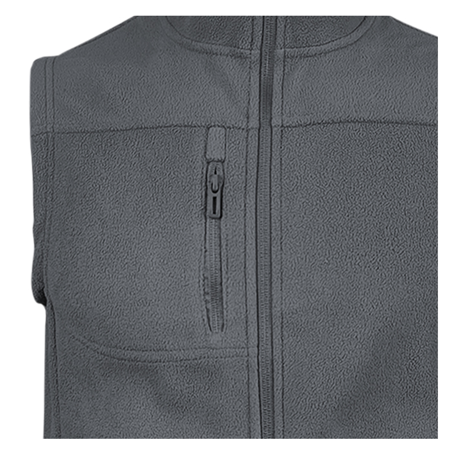 Chaleco Micropolar Liso Chilla Hombre.