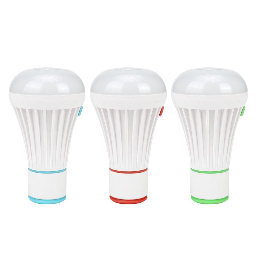 Lámpara colgante tipo Ampolleta de 1W con 6 LED.