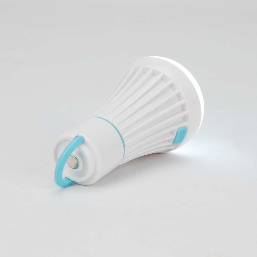 Lámpara colgante tipo Ampolleta de 1W con 6 LED.