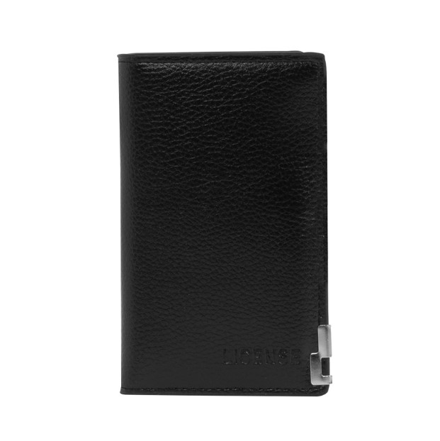 Porta-Tarjetas vertical de Eco-Cuero LICENSE