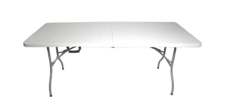 Mesa plegable rectangular