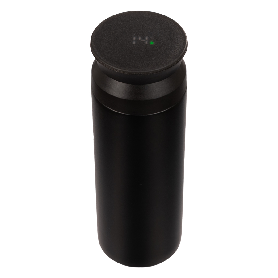Termo doble pared de acero, con termómetro digital SMART LID, 480cc.