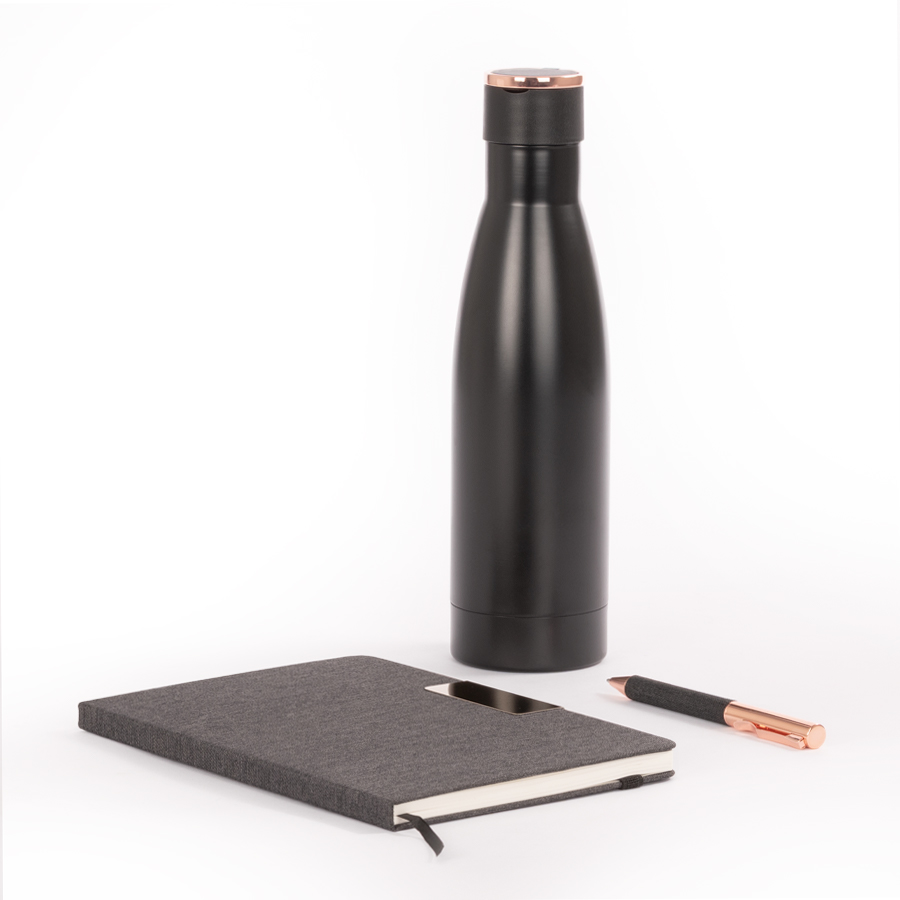 Set de Regalo EPIC negro con detalles encobrizados