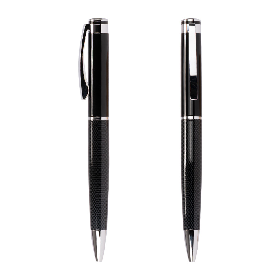 Bolígrafo DARK en estuche rígido negro.