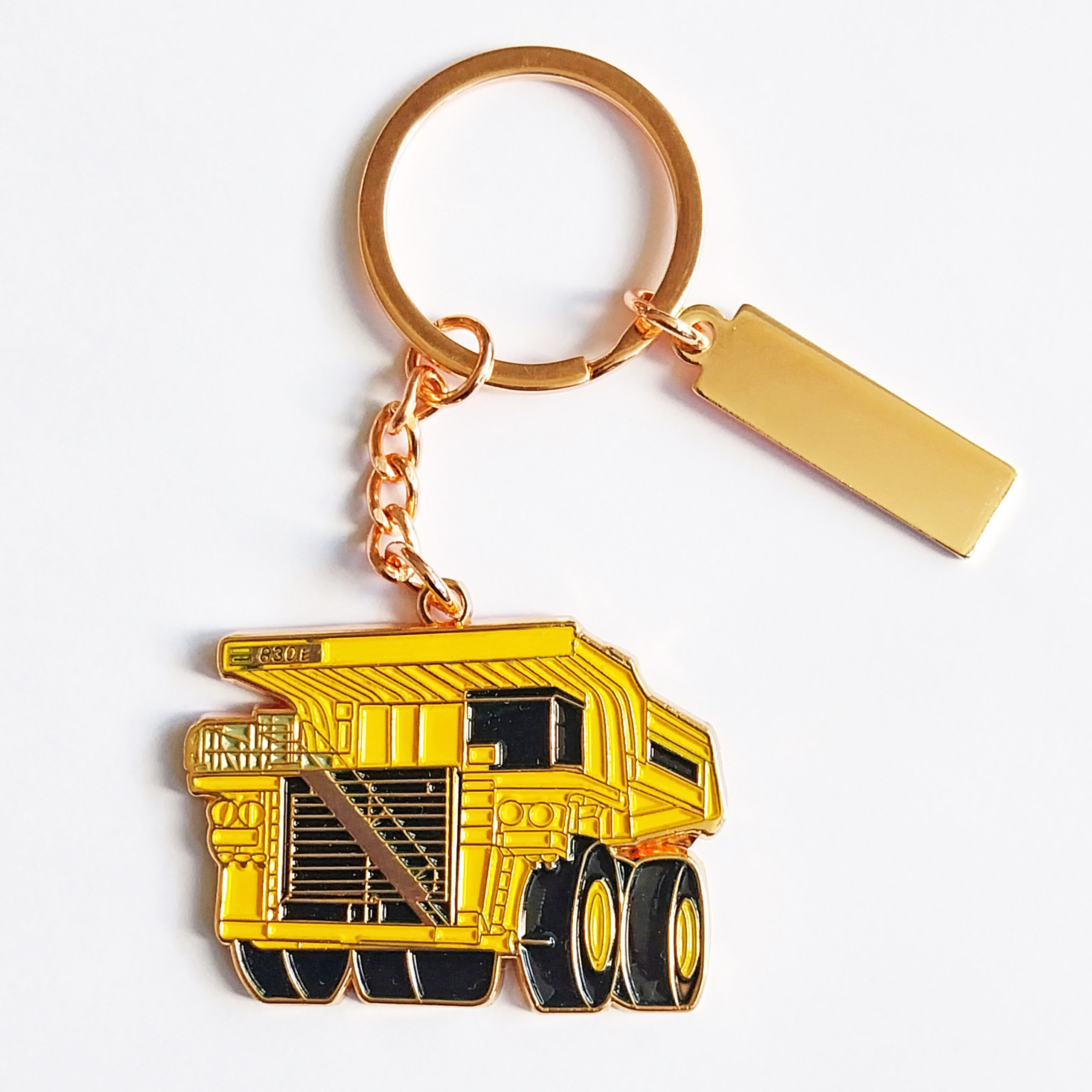 Llavero Camión Minero Encobrizado.