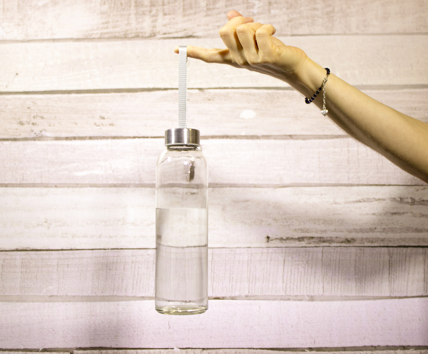 Botella de vidrio ANANÁ.