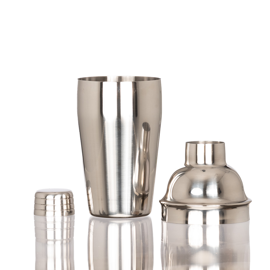 Coctelera metálica plateada SILVER 500cc