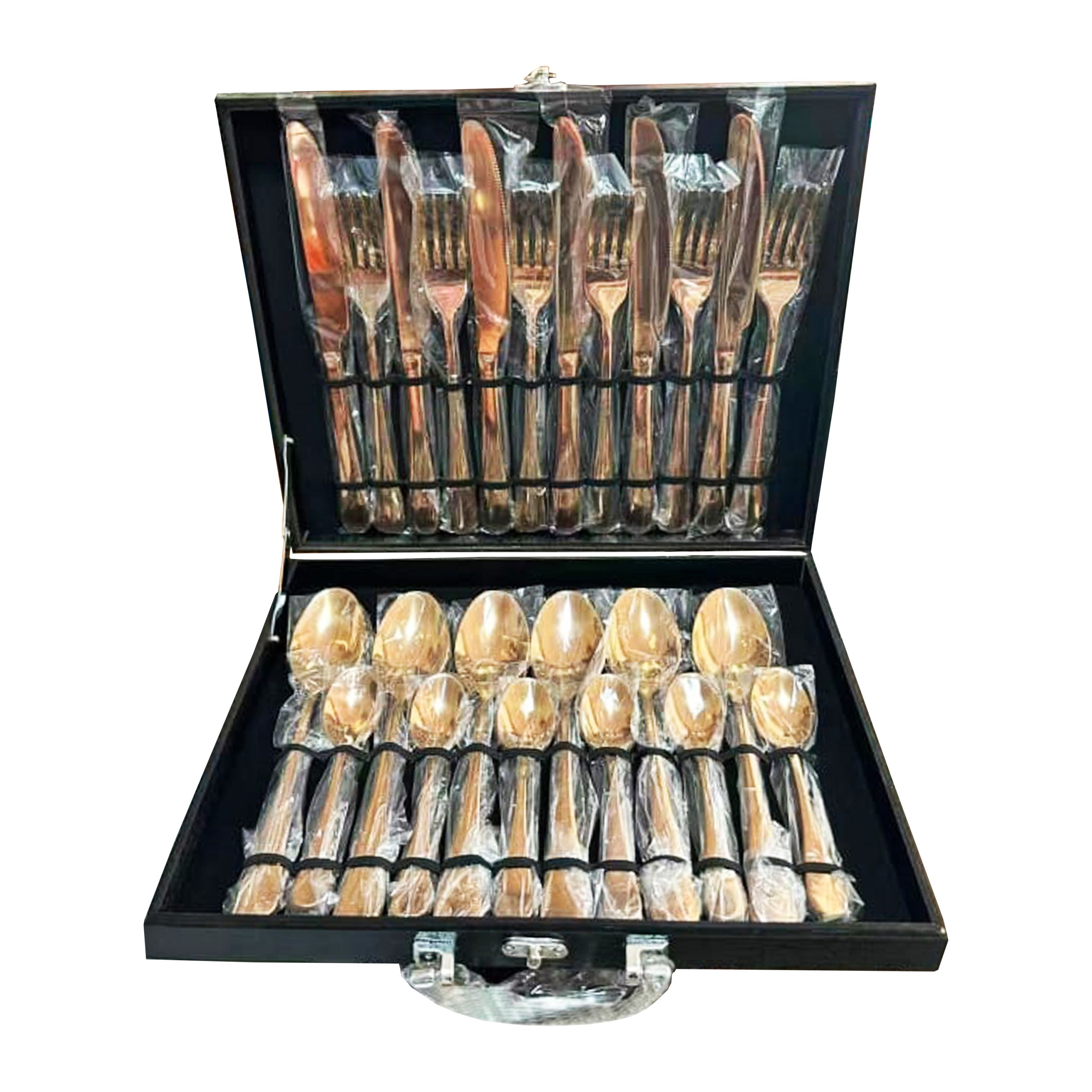 Set de Cubiertos Encobrizados