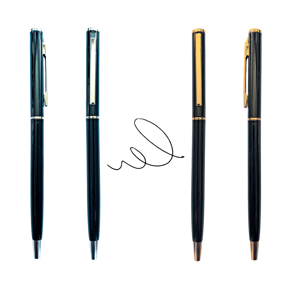 Bolígrafo Metálico Negro BE212