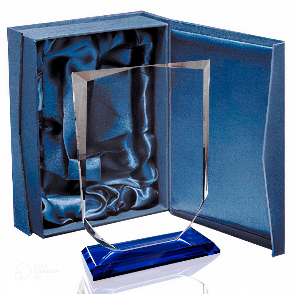 Galvano de Cristal Escudo LAN152