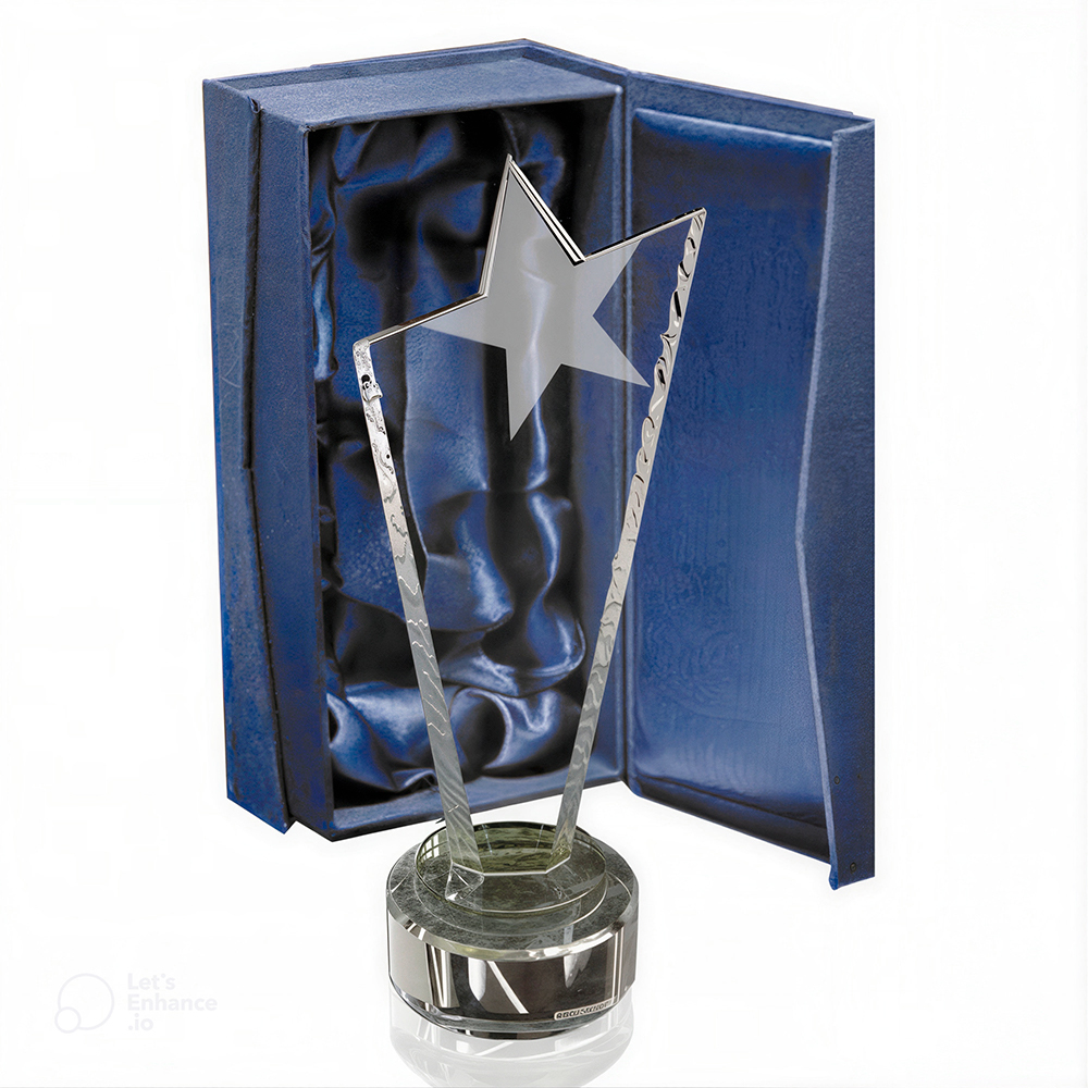 Galvano de Cristal LAN153 Estrella