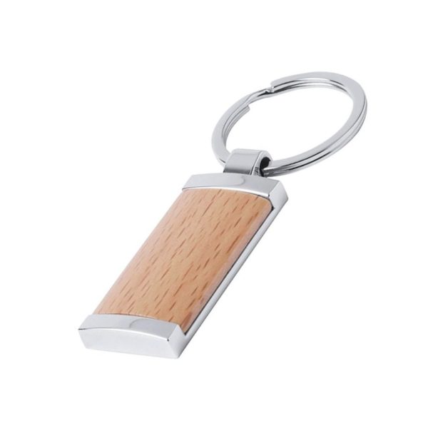 Llavero Metal Madera