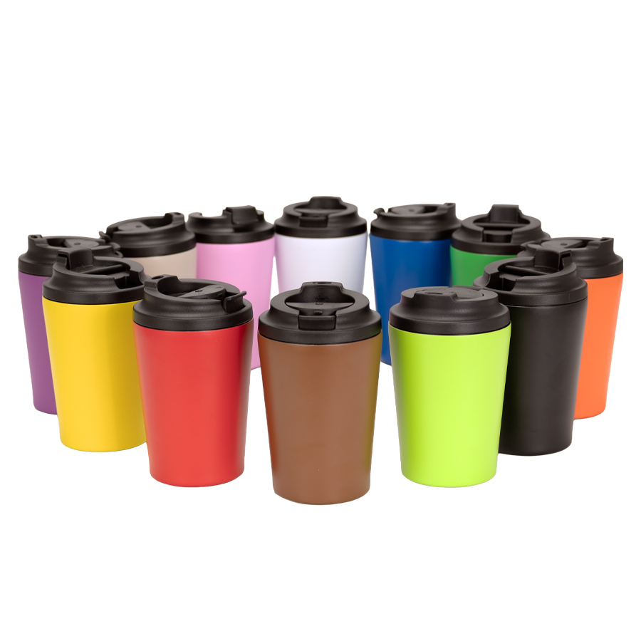 Mug térmico metálico doble pared NORWAY