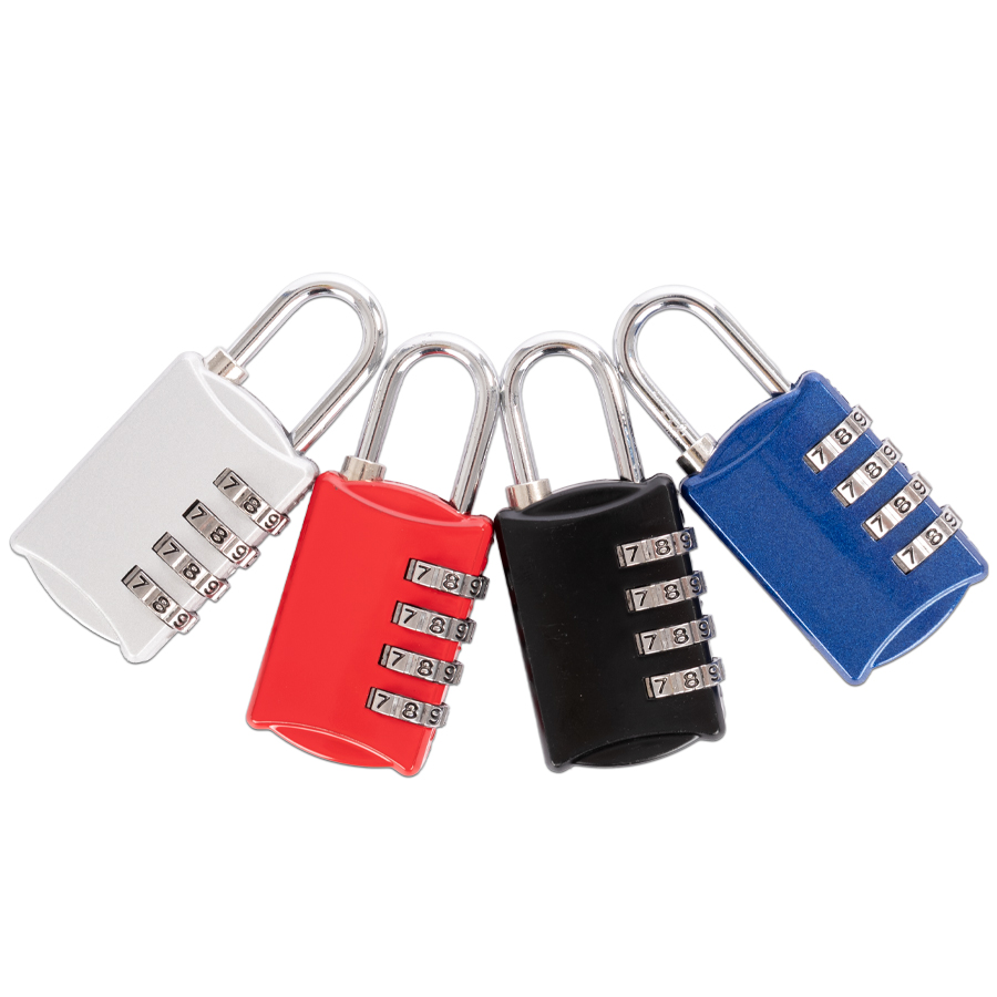  Candado metálico SYDNEY con clave 4 dígitos