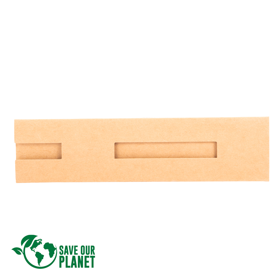 Estuche Porta-Lápiz o Bolígrafo, en cartón reciclado.