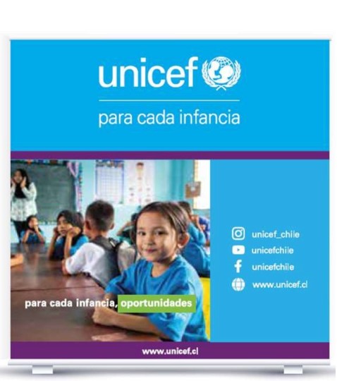 Porta pendón roller