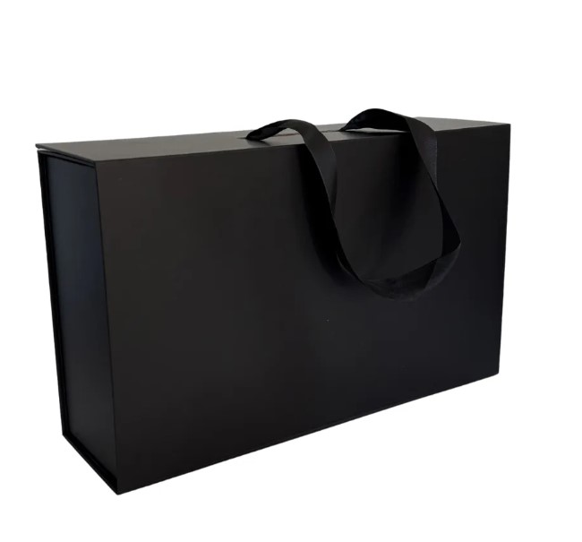 Caja Magnética 40x30x10 Negro Con Manilla