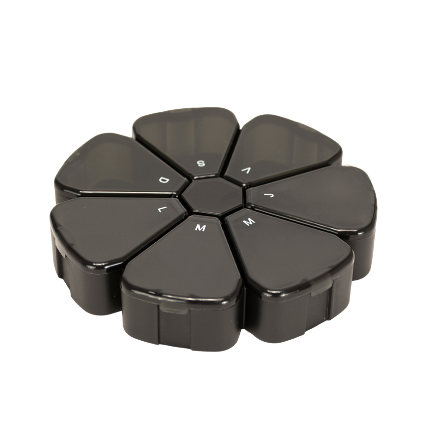 Pastillero Plástico 7 días FLOWER