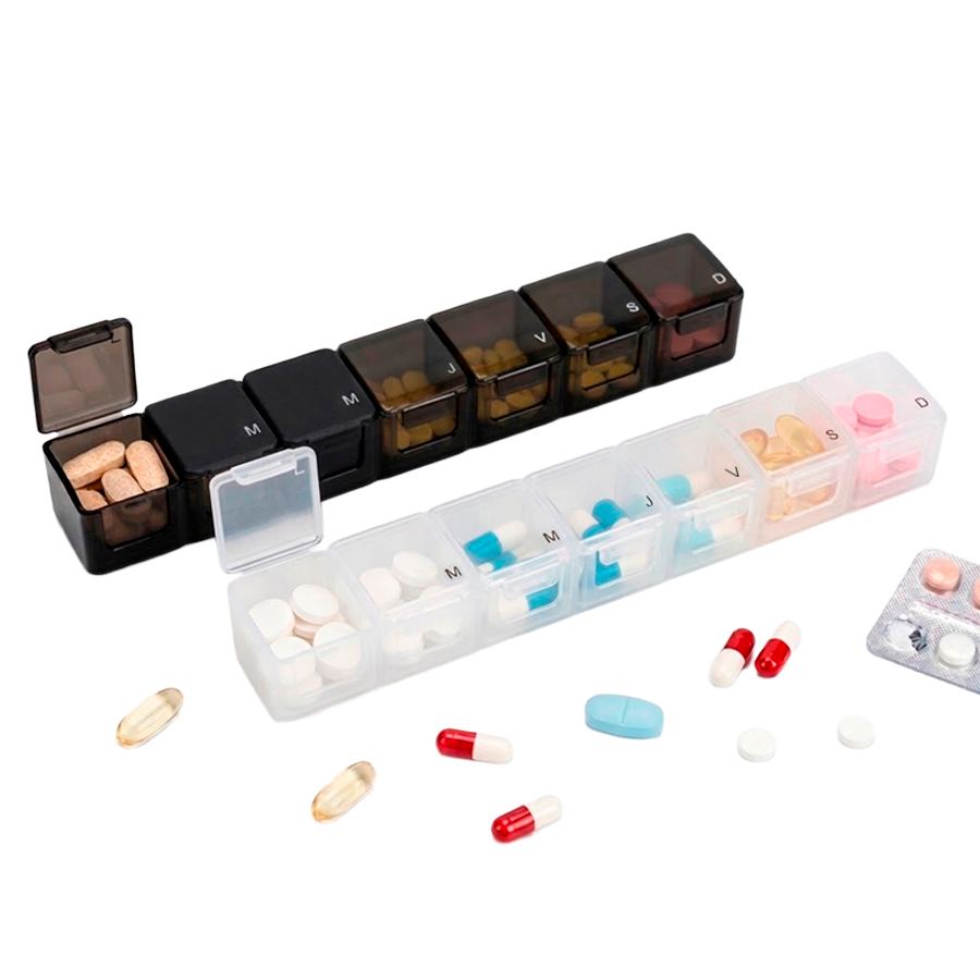 Pastillero Plástico 7 días TREN