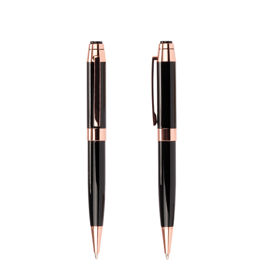 Set de Escritura THORTON negro con detalles encobrizados