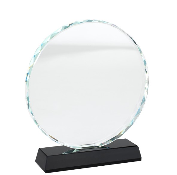 Trofeo Galvano de Cristal Prisma