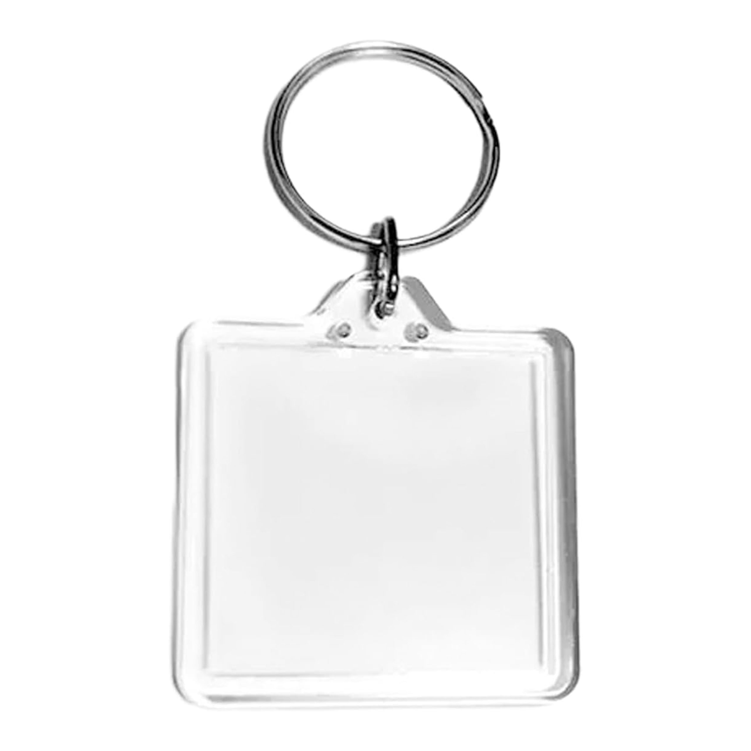 Llavero Plástico Transparente para Foto