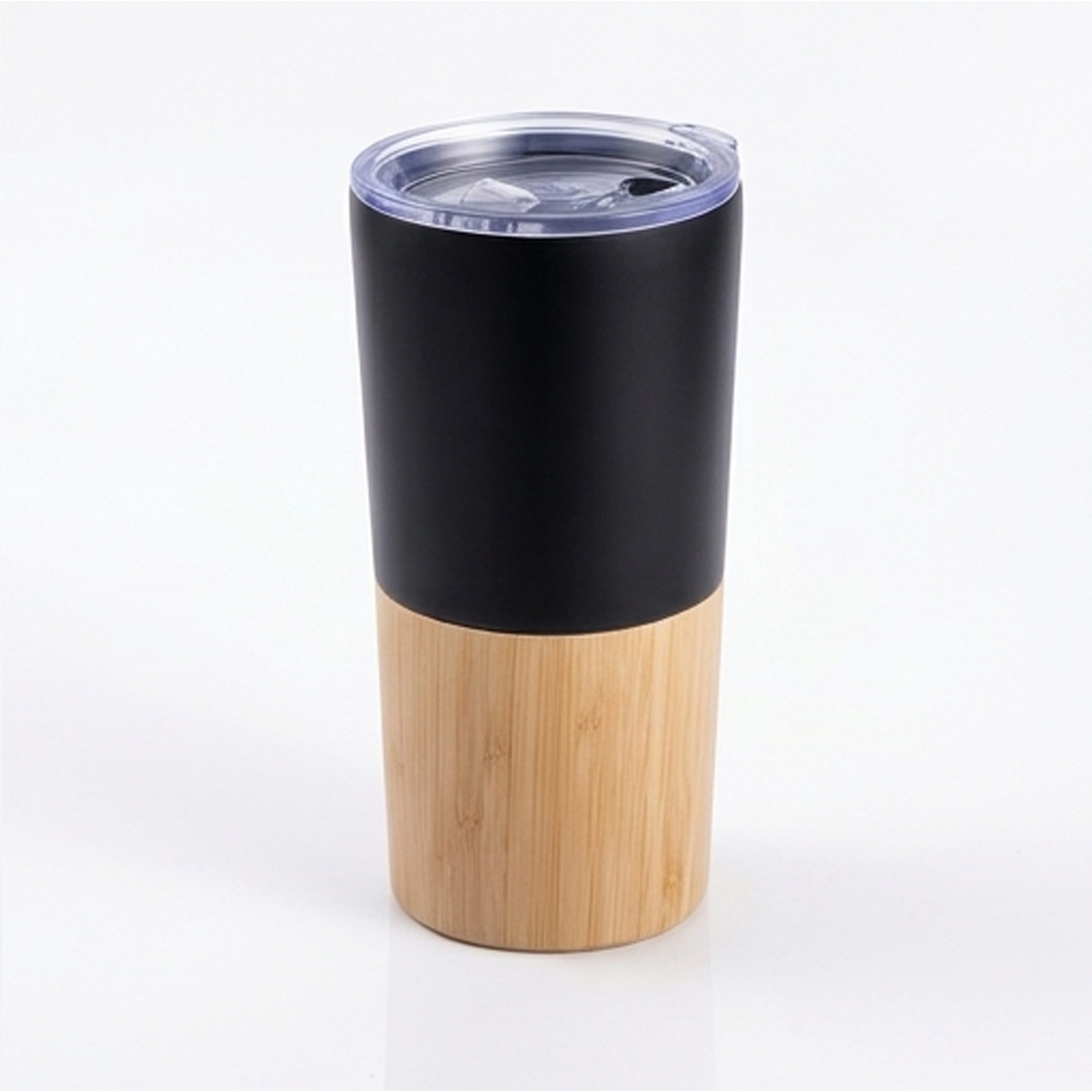 Mug Térmico Acero Inoxidable/detalles Bamboo
