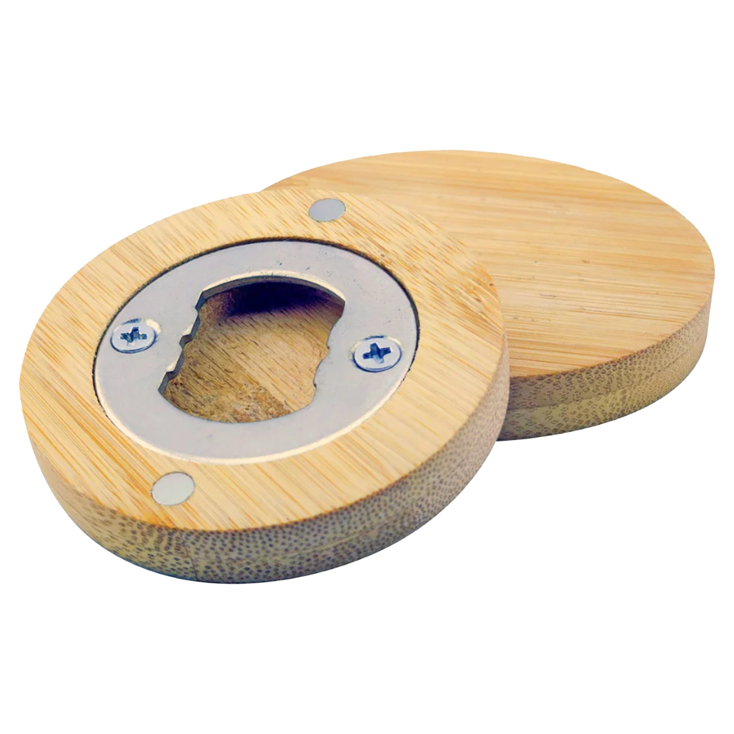 Destapador y Posavasos de Bamboo